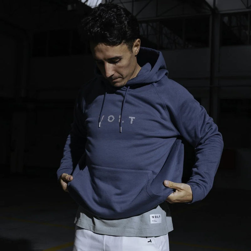 Abrir imagem na galeria, SWEATSHIRT HOODIE HOMEM VOLT AZUL V5
