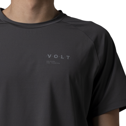 T-SHIRT HOMEM VOLT PERFORMANCE CINZA ESCURO