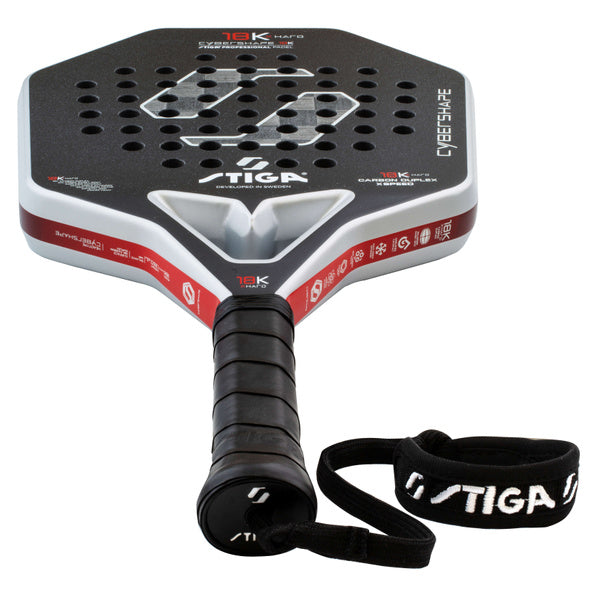 Abrir imagem na galeria, RAQUETE DE PADEL STIGA 18K X Hard CYBERSHAPE
