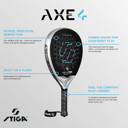 PALA DE PÁDEL STIGA AXE 4 HYBRID