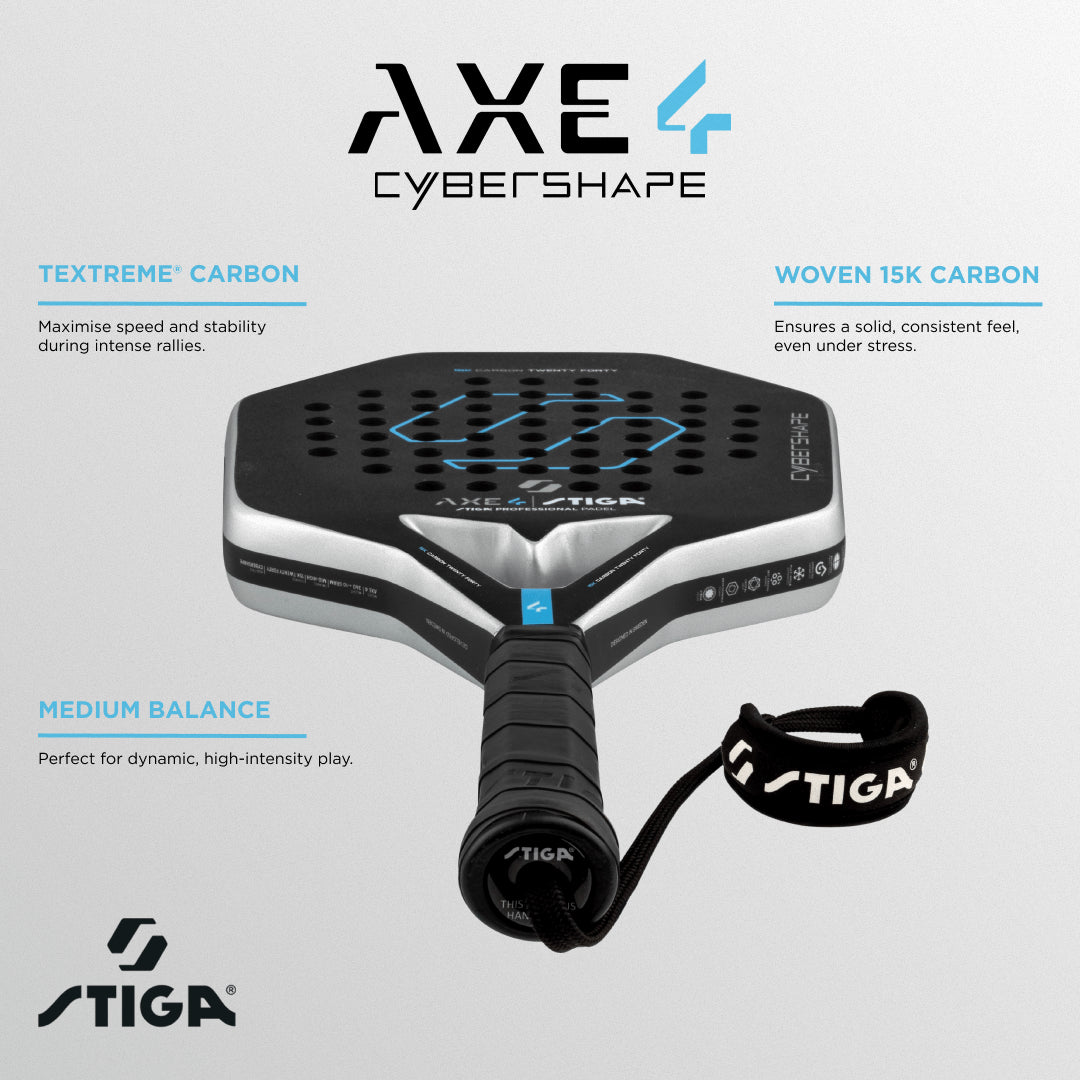 PALA DE PÁDEL STIGA AXE 4 CYBERSHAPE