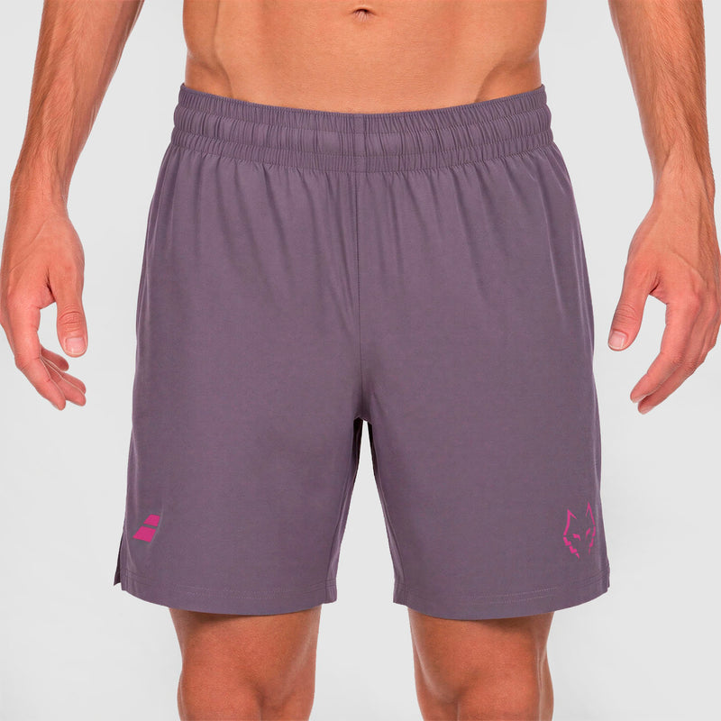 Abrir imagem na galeria, CALÇÃO HOMEM BABOLAT LEBRON PRETO/ROXO 2027

