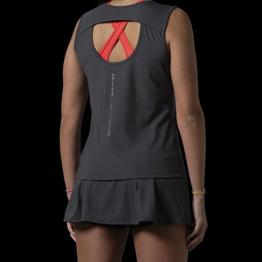 SAIA MULHER VOLT PERFORMANCE CINZA ESCURO