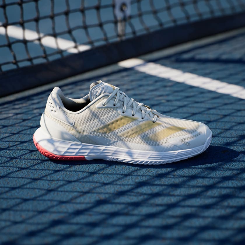 SAPATILHAs PADEL SENHORA ADIDAS DEFIANT SPEED 2 white/gold metallic