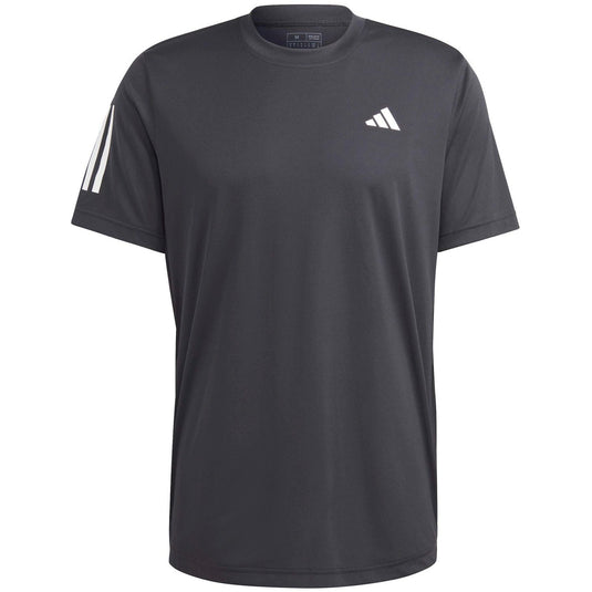 ADIDAS MEN'S CLUB 3STR T-SHIRT BLACK