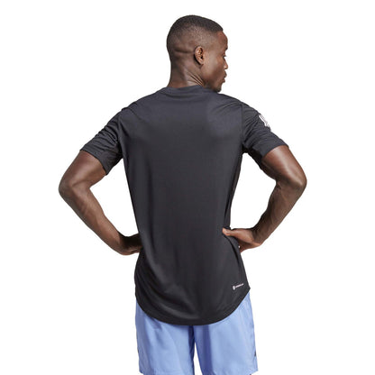 T-SHIRT HOMEM ADIDAS CLUB 3STR PRETO