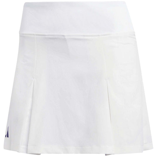 WOMEN'S ADIDAS CLUB PLEAT PADEL SKIRT White