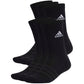 MEIAS ADIDAS DE CANO MÉDIO ACOLCHOADAS SPORTSWEAR – 6 PARES