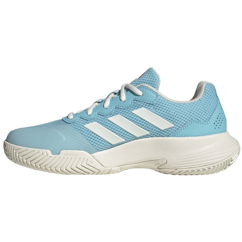 Carica immagine in Galleria Viewer, SAPATILHAS PADEL SENHORA ADIDAS GAMECOURT 2 LIGHT AQUA/OFF WHITE/BRIGHT
