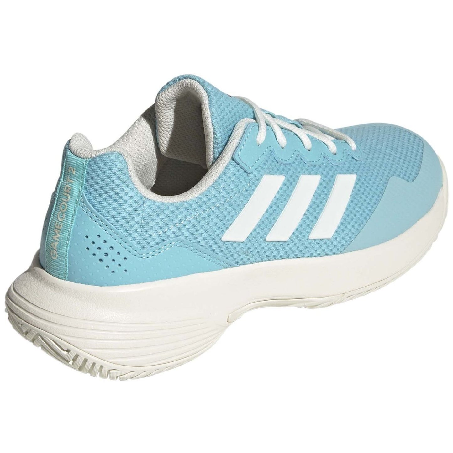 SAPATILHA PADEL SENHORA ADIDAS GAMECOURT 2 LIGHT AQUA/OFF WHITE/BRIGHT