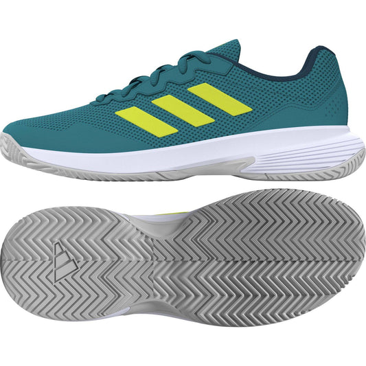 SAPATILHA PADEL HOMEM ADIDAS GAMECOURT 2 M ARCTIC FUSION/LUCID LEMON/FTWR