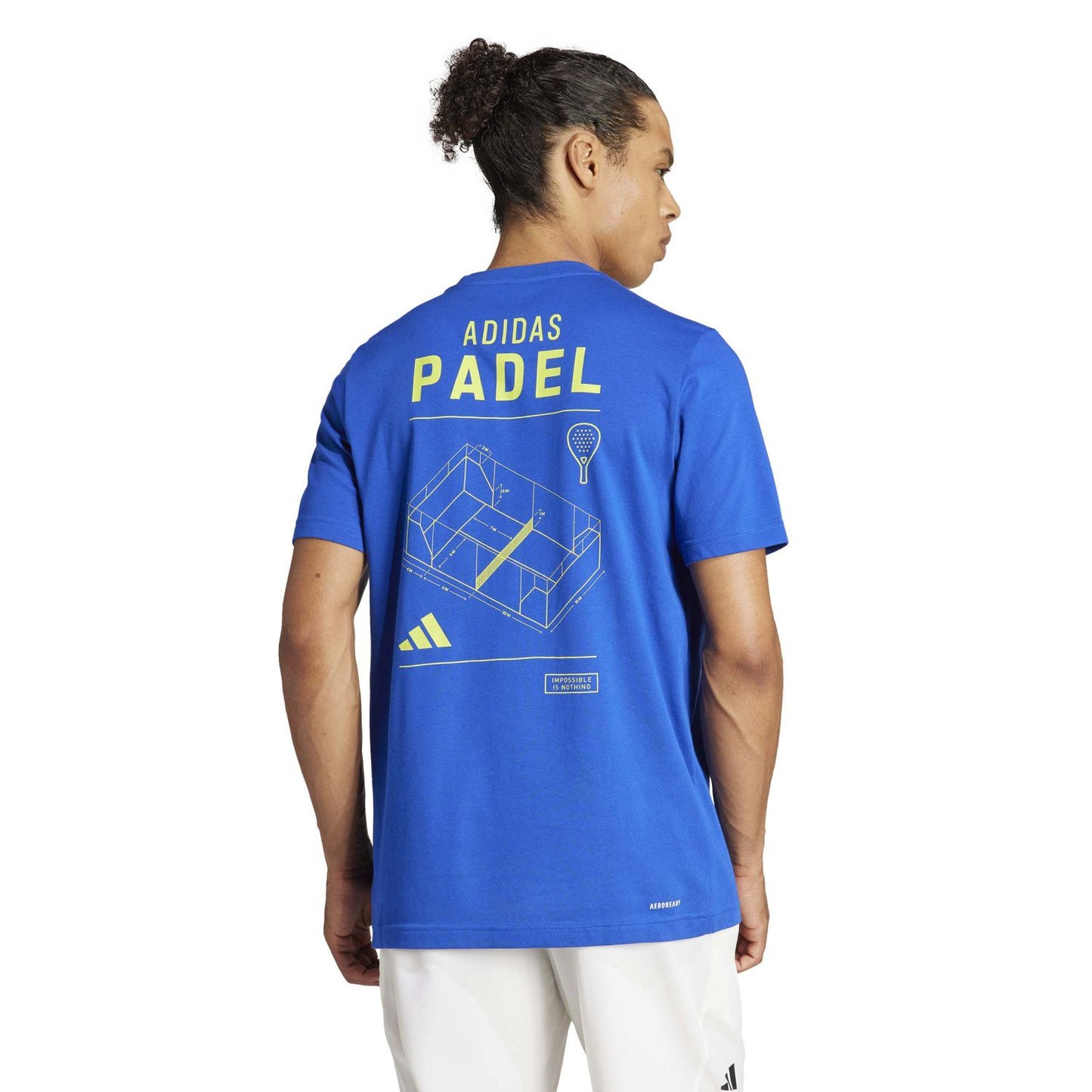 T-SHIRT HOMEM ADIDAS PADEL AZUL