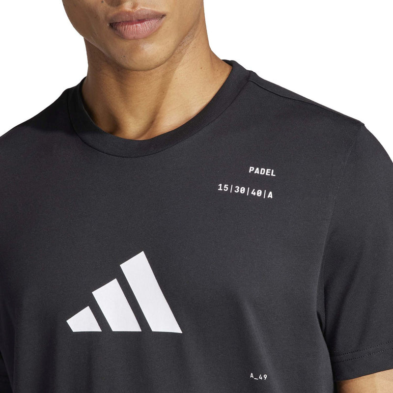 Laden Sie das Bild in Galerie -Viewer, T-SHIRT HOMEM ADIDAS PADEL PRETA
