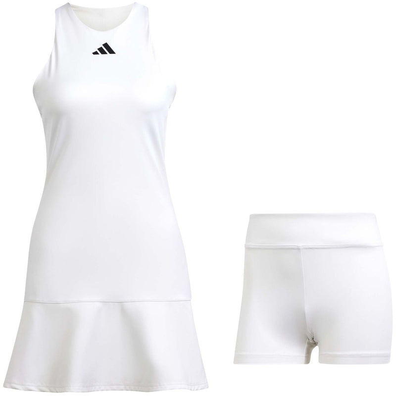 Cargue la imagen en el visor de la galería, VESTIDO MUJER PÁDEL ADIDAS Y BLANCO
