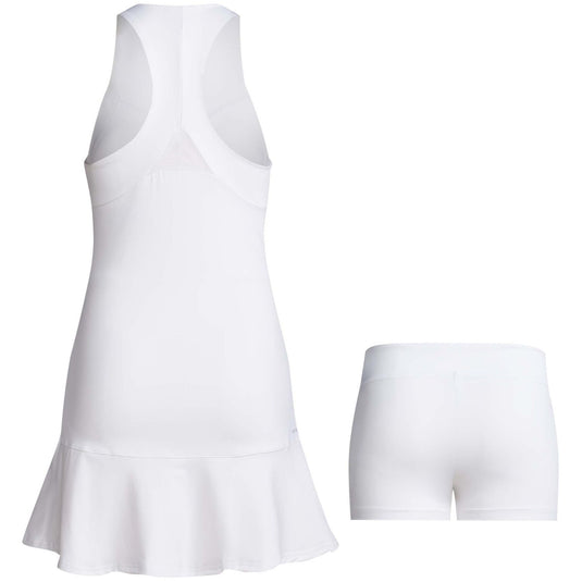 VESTIDO MUJER PÁDEL ADIDAS Y BLANCO