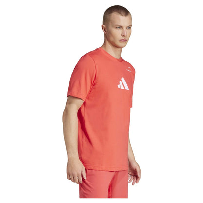 T-SHIRT HOMEM ADIDAS PADEL LUCID RED