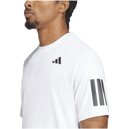 ADIDAS MEN'S CLUB 3STR WHITE T-SHIRT