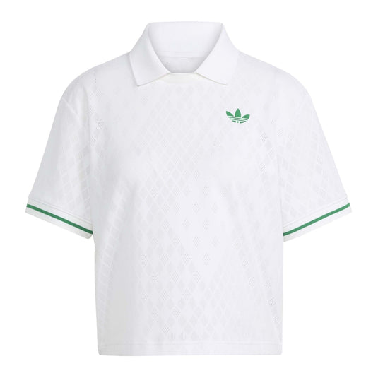 ADIDAS WHITE WOMEN'S POLO SHIRT
