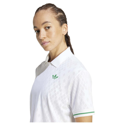 T-SHIRT POLO PRO MULHER ADIDAS BRANCO