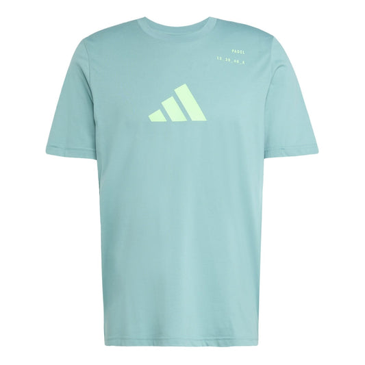 T-SHIRT HOMEM ADIDAS PADEL VERDE