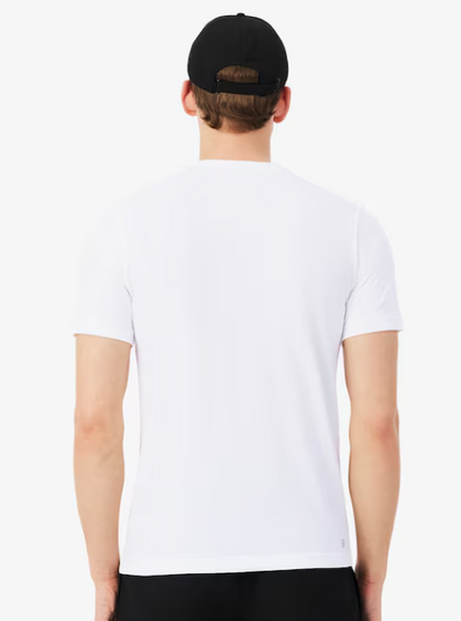 T-SHIRT HOMEM LACOSTE ALGODÃO Branca