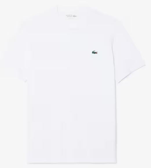 T-SHIRT HOMEM LACOSTE ALGODÃO Branca