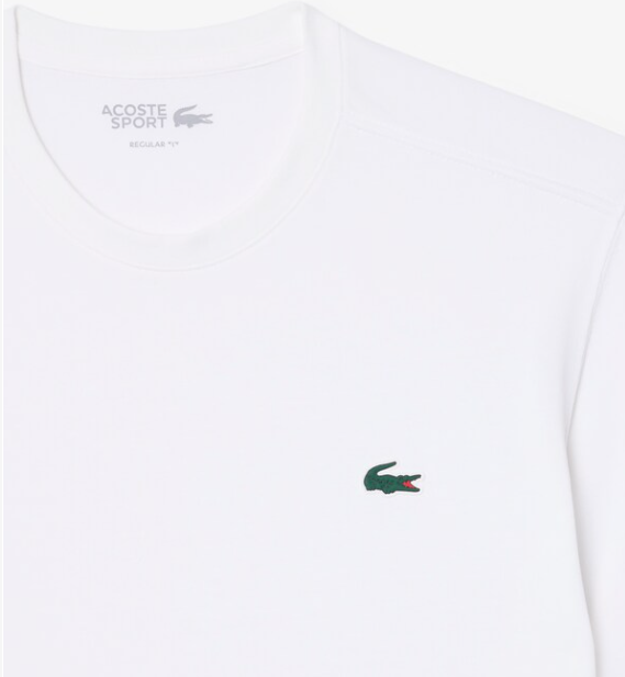 T-SHIRT HOMEM LACOSTE ALGODÃO Branca