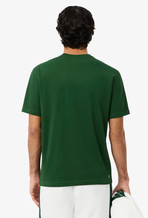 T-SHIRT HOMEM LACOSTE ALGODÃO Verde