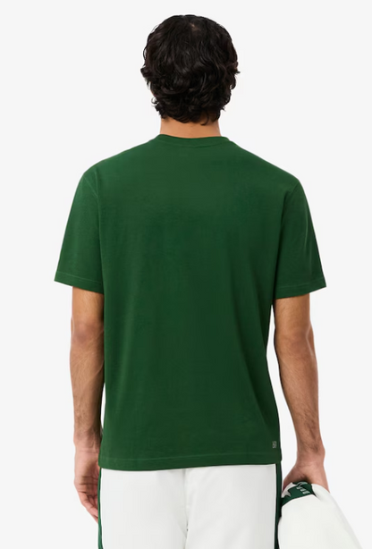 T-SHIRT HOMEM LACOSTE ALGODÃO Verde
