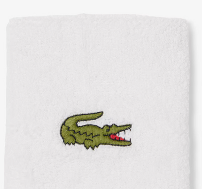 PUNHOS LACOSTE EM JERSEY ELÁSTICO Brancos (2 Unidades)
