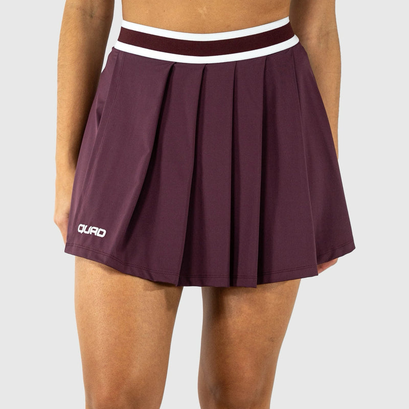 Abrir imagem na galeria, SAIA MULHER QUAD CHARM BORDEAUX
