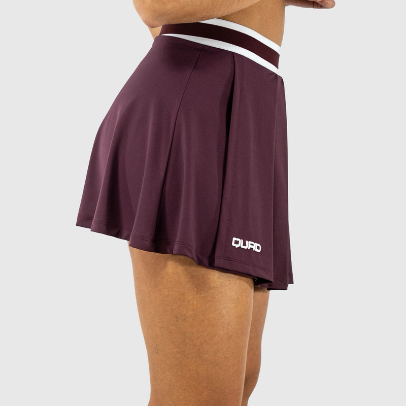 Abrir imagem na galeria, SAIA MULHER QUAD CHARM BORDEAUX
