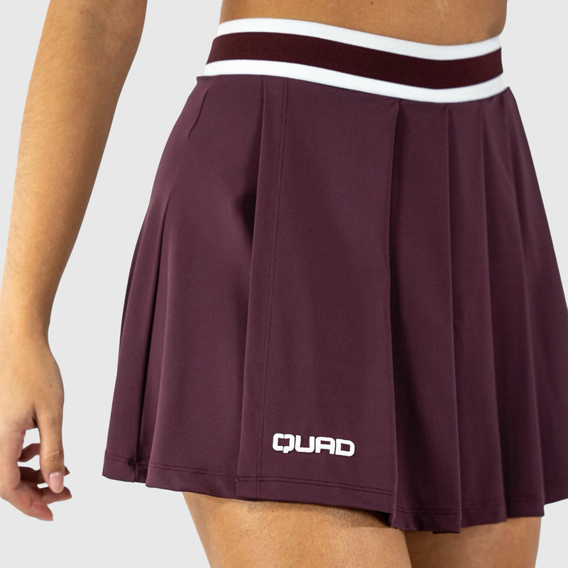 Abrir imagem na galeria, SAIA MULHER QUAD CHARM BORDEAUX
