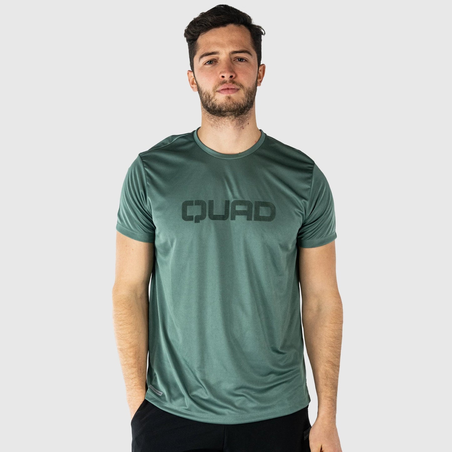 T-SHIRT DE HOMEM QUAD ESSENCE VERDE BALSÂMICO