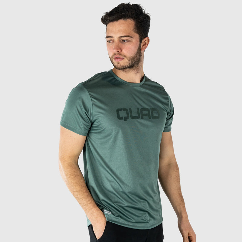 Abrir imagem na galeria, T-SHIRT DE HOMEM QUAD ESSENCE VERDE BALSÂMICO
