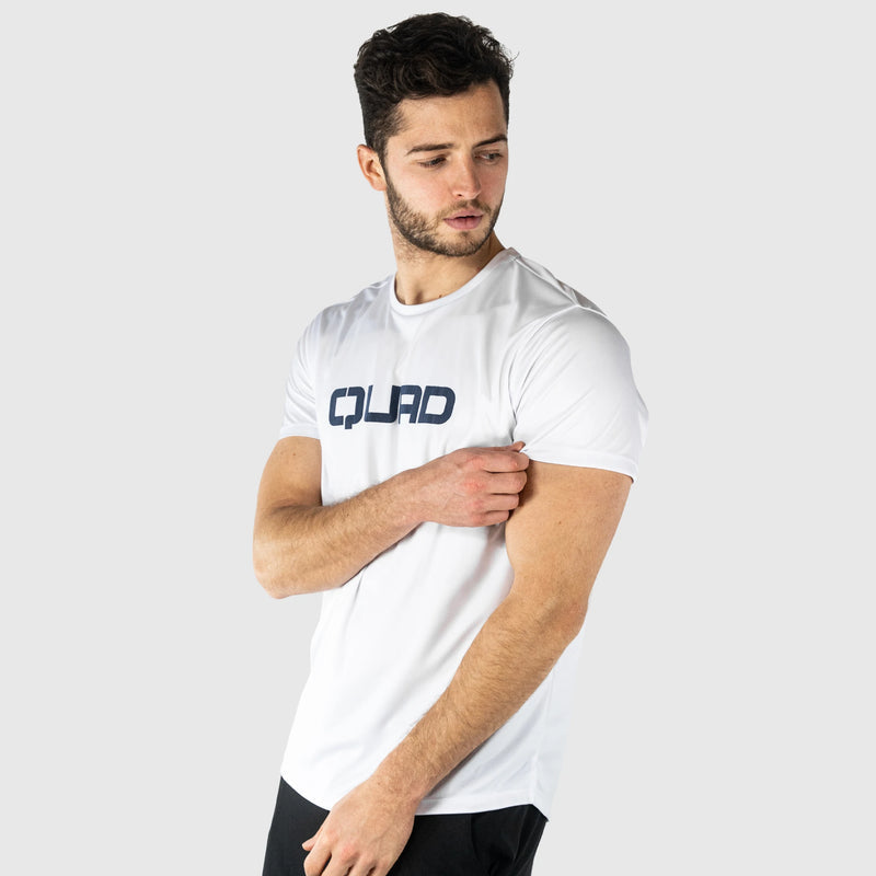 Abrir imagem na galeria, T-SHIRT DE HOMEM QUAD ESSENCE BRANCO
