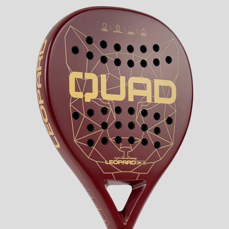 Abrir imagem na galeria, RAQUETE DE PADEL QUAD LEOPARD
