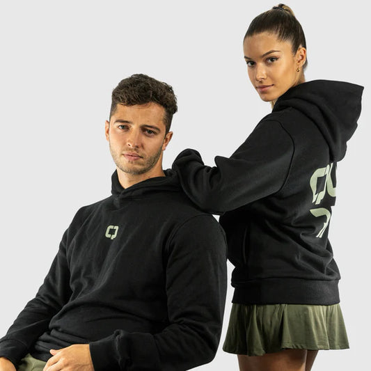 SWEATSHIRT MULHER QUAD Stylish Hoodie Preto
