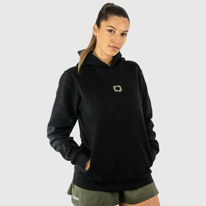 SWEATSHIRT MULHER QUAD Stylish Hoodie Preto