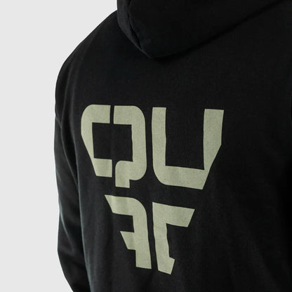 SWEATSHIRT MULHER QUAD Stylish Hoodie Preto