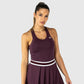 TOP DE ALÇA DUPLA MULHER QUAD BORDEAUX