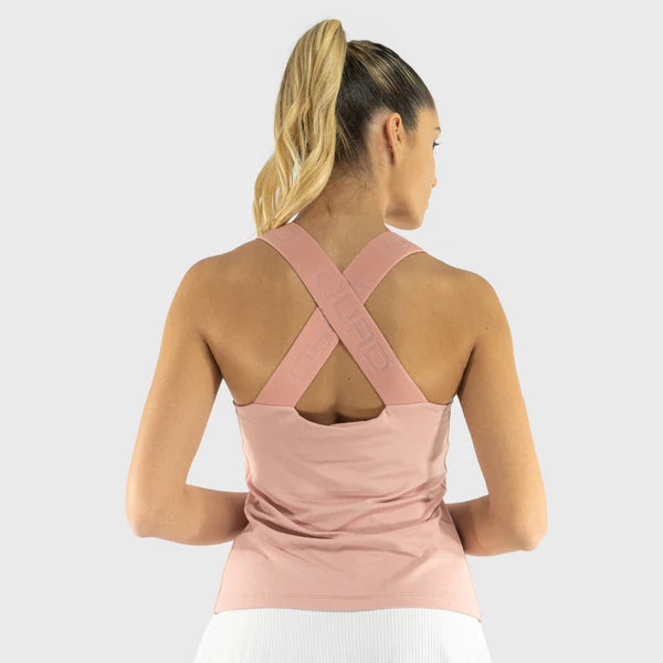 Abrir imagem na galeria, TOP DE ALÇAS CRUZADAS MULHER QUAD ROSA
