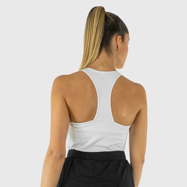 Cargue la imagen en el visor de la galería, TOP TIRANTES MUJER CUADRO BLANCO

