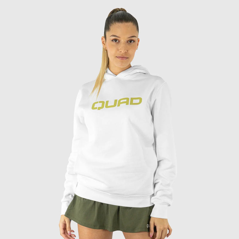 Cargue la imagen en el visor de la galería, SUDADERA MUJER QUAD BLANCA
