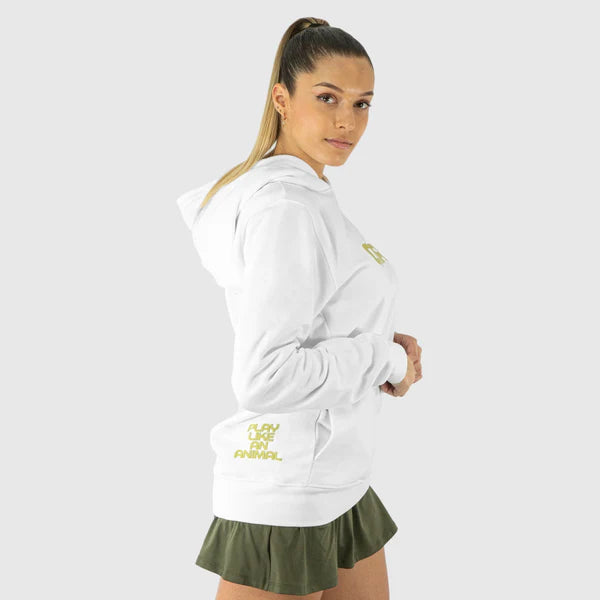 Cargue la imagen en el visor de la galería, SUDADERA MUJER QUAD BLANCA
