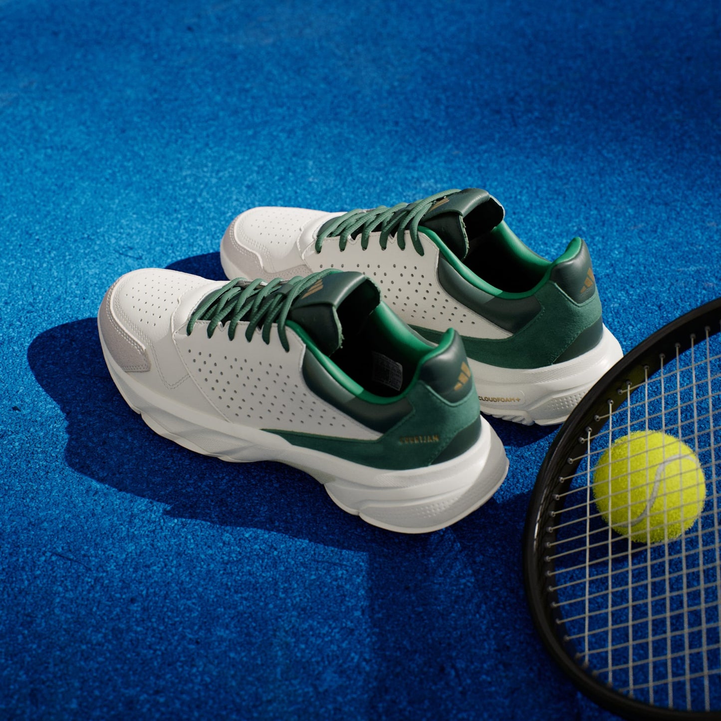 SAPATILHA PADEL HOMEM ADIDAS COURTJAM CONTROL 3 PREMIUM COLLEGIATE GREEN