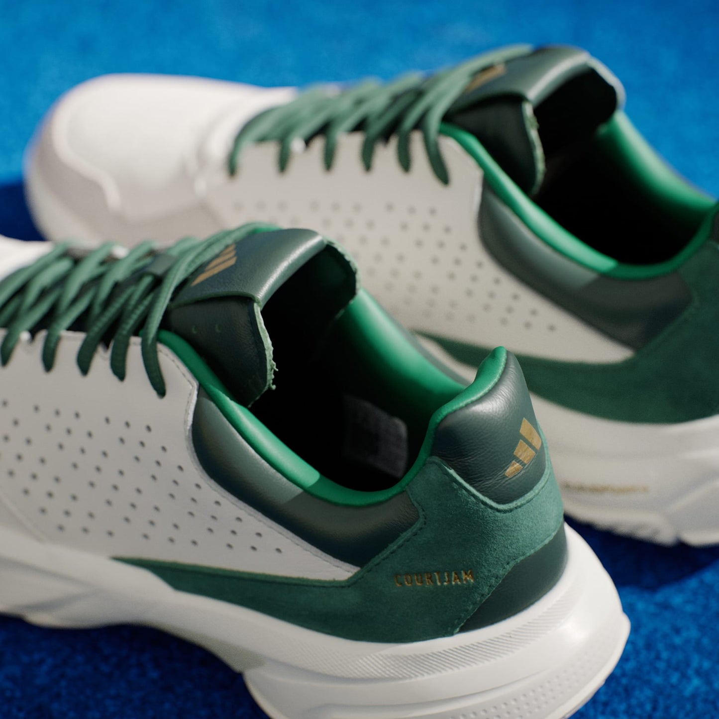 SAPATILHA PADEL HOMEM ADIDAS COURTJAM CONTROL 3 PREMIUM COLLEGIATE GREEN