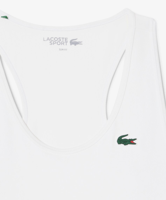 Laden Sie das Bild in Galerie -Viewer, TOP MULHER LACOSTE SLIM FIT BRANCO

