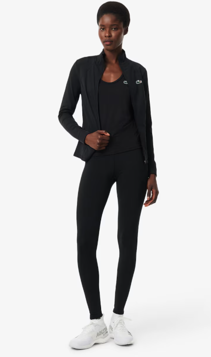 Abrir imagem na galeria, TOP MULHER LACOSTE SLIM FIT PRETO
