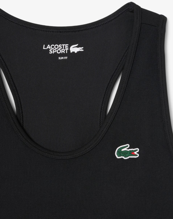 Abrir imagem na galeria, TOP MULHER LACOSTE SLIM FIT PRETO
